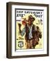 "Southbound Hitchhiker," Saturday Evening Post Cover, October 19, 1935-Joseph Christian Leyendecker-Framed Giclee Print