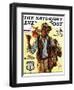 "Southbound Hitchhiker," Saturday Evening Post Cover, October 19, 1935-Joseph Christian Leyendecker-Framed Giclee Print