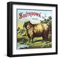 Southdown-null-Framed Art Print