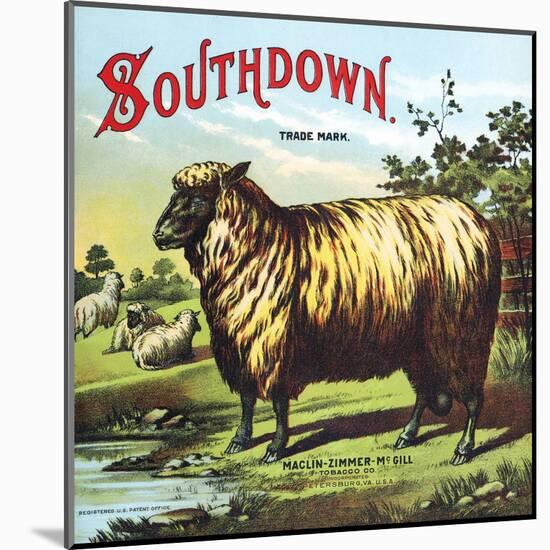 Southdown-null-Mounted Art Print