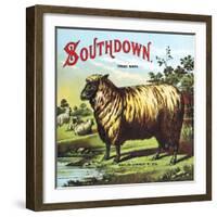 Southdown-null-Framed Art Print