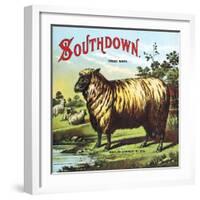 Southdown-null-Framed Art Print