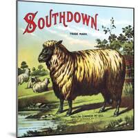 Southdown-null-Mounted Art Print