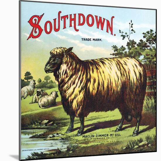 Southdown-null-Mounted Art Print