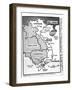 Southeast Asia Newsmap-null-Framed Giclee Print