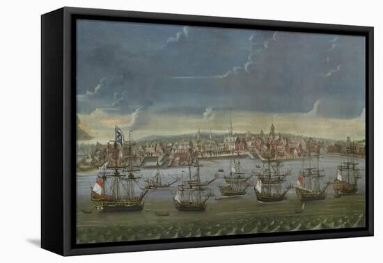 Southeast Prospect of the City of New York, C.1756-7-null-Framed Stretched Canvas