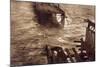 Southend Pier Destroyed-null-Mounted Photographic Print