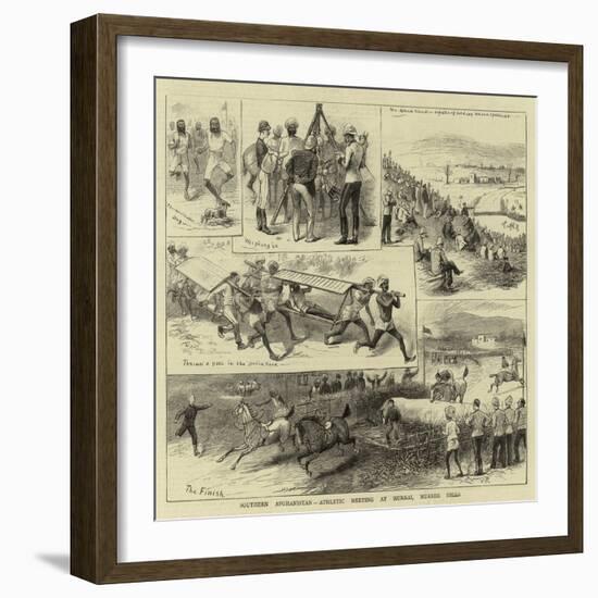 Southern Afghanistan, Athletic Meeting at Hurnai, Murree Hills-null-Framed Giclee Print