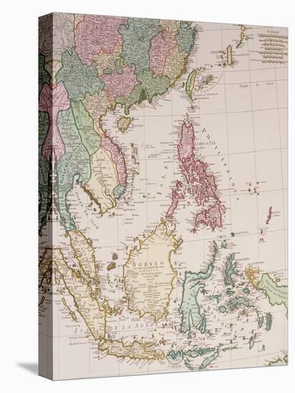 Southern Asia from China to New Guinea-Johannes & Mortier Covens-Stretched Canvas