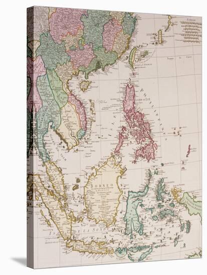 Southern Asia from China to New Guinea-Johannes & Mortier Covens-Stretched Canvas