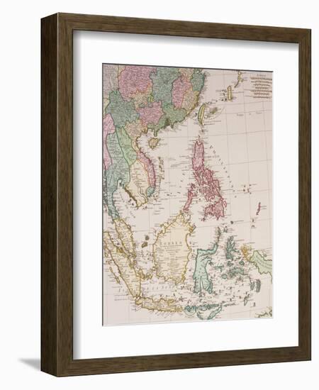 Southern Asia from China to New Guinea-Johannes & Mortier Covens-Framed Giclee Print