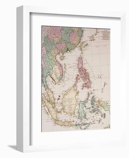 Southern Asia from China to New Guinea-Johannes & Mortier Covens-Framed Giclee Print