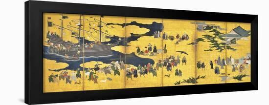 Southern Barbarians Come to Trade-Kano Naizen-Framed Giclee Print