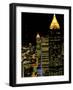 Southern Bell Building at Night, Atlanta, Georgia, USA-Marilyn Parver-Framed Photographic Print