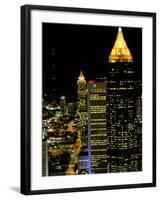 Southern Bell Building at Night, Atlanta, Georgia, USA-Marilyn Parver-Framed Photographic Print