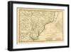 Southern Brazil, from 'Atlas De Toutes Les Parties Connues Du Globe Terrestre' by Guillaume…-Charles Marie Rigobert Bonne-Framed Giclee Print