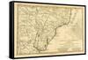 Southern Brazil, from 'Atlas De Toutes Les Parties Connues Du Globe Terrestre' by Guillaume…-Charles Marie Rigobert Bonne-Framed Stretched Canvas