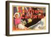 Southern California, Lady on Oranges-null-Framed Art Print