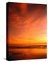 Southern California Sunset at Beach-Mick Roessler-Stretched Canvas