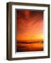 Southern California Sunset at Beach-Mick Roessler-Framed Premium Photographic Print