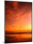 Southern California Sunset at Beach-Mick Roessler-Mounted Premium Photographic Print