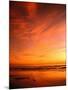 Southern California Sunset at Beach-Mick Roessler-Mounted Photographic Print