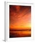 Southern California Sunset at Beach-Mick Roessler-Framed Photographic Print