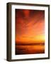 Southern California Sunset at Beach-Mick Roessler-Framed Photographic Print