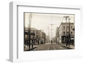 Southern Cambria Railway Tracks Through Johnstown-null-Framed Photographic Print