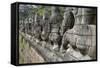 Southern Causeway of Angkor Thom-Jean-Pierre De Mann-Framed Stretched Canvas