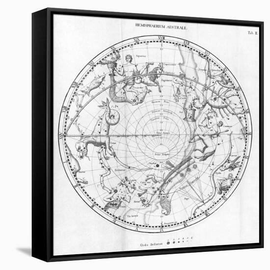 Southern Celestial Map-Science, Industry and Business Library-Framed Stretched Canvas