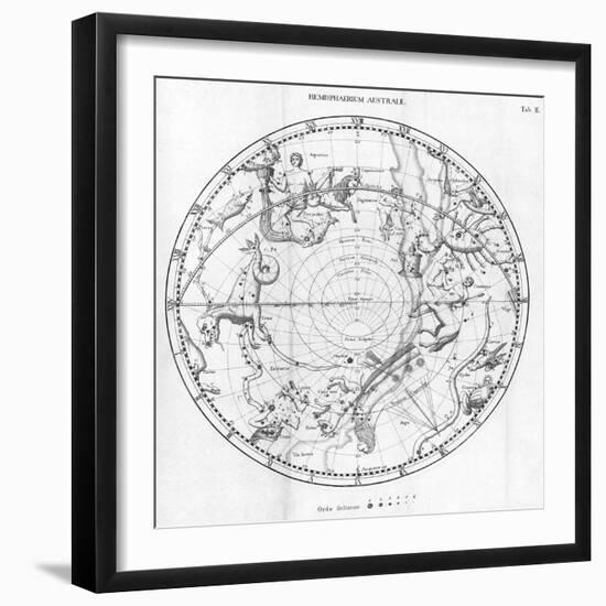 Southern Celestial Map-Science, Industry and Business Library-Framed Premium Photographic Print