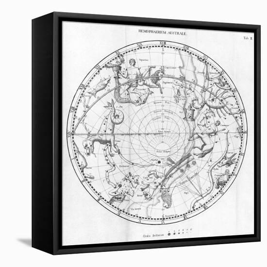 Southern Celestial Map-Science, Industry and Business Library-Framed Stretched Canvas