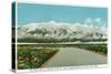 Southern Colorado, Panoramic View of Mount Sierra Blanca, San Luis Valley-Lantern Press-Stretched Canvas