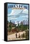 Southern Colorado, View of the Glencove Inn, Half Way up Pikes Peak Highway-Lantern Press-Framed Stretched Canvas