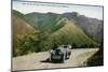 Southern Colorado, View of Tourists Driving on the Pikes Peak Highway-Lantern Press-Mounted Art Print