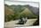 Southern Colorado, View of Tourists Driving on the Pikes Peak Highway-Lantern Press-Mounted Art Print