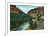 Southern Colorado, View of Upper Rio Grande River between Del Norte and Creede-Lantern Press-Framed Art Print