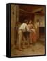 Southern Courtship, 1859 (Oil on Canvas)-Eastman Johnson-Framed Stretched Canvas