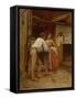 Southern Courtship, 1859 (Oil on Canvas)-Eastman Johnson-Framed Stretched Canvas