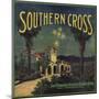 Southern Cross Brand - San Fernando, California - Citrus Crate Label-Lantern Press-Mounted Art Print