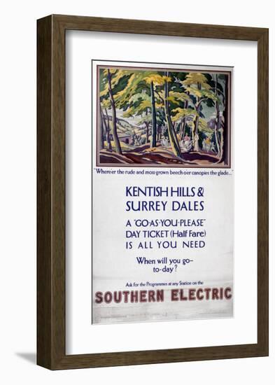 Southern Electric-null-Framed Art Print