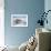 Southern elephant seal (Mirounga leonina) male on a sandy beach, Sea Lion Island, Falkland Islands-Marco Simoni-Framed Photographic Print displayed on a wall