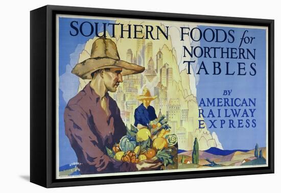 Southern Foods-null-Framed Stretched Canvas