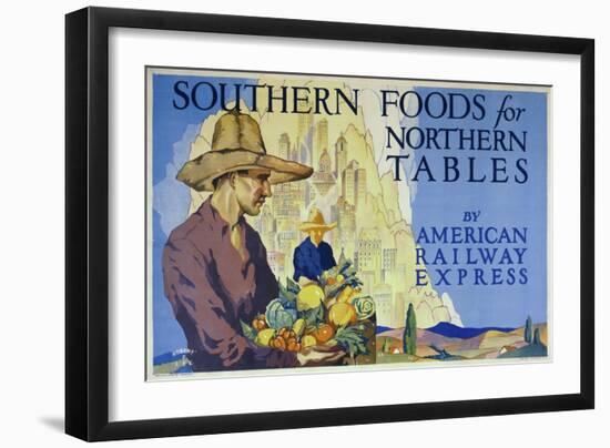 Southern Foods-null-Framed Premium Giclee Print