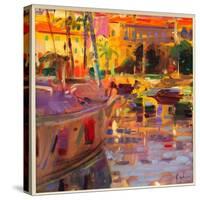 Southern French Port-Peter Graham-Stretched Canvas