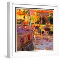 Southern French Port-Peter Graham-Framed Giclee Print