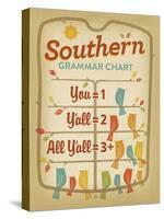 Southern Grammar-Anderson Design Group-Stretched Canvas