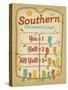 Southern Grammar-Anderson Design Group-Stretched Canvas