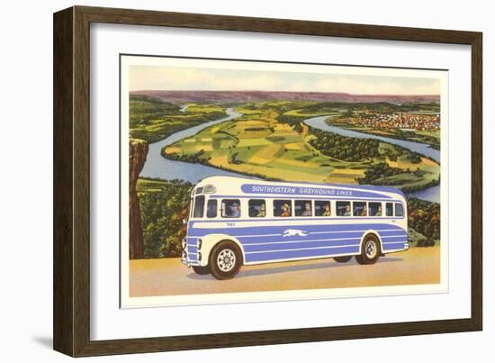 Southern Greyhound Bus-null-Framed Art Print